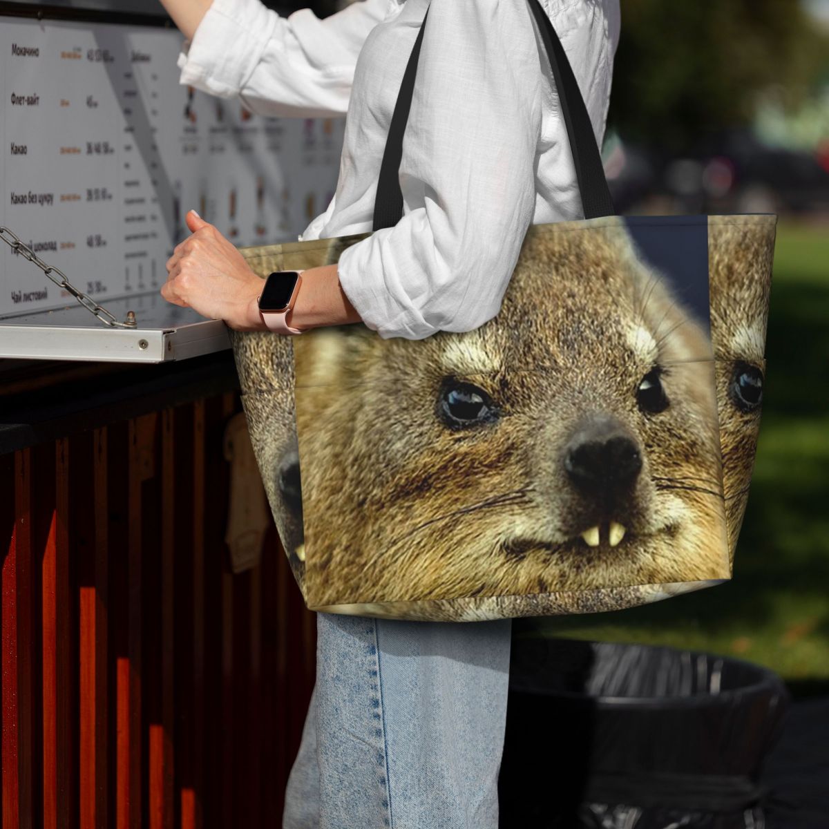 Yoga Fitness Photos - Rock Hyrax Fotoğraf Plaj Çantası Spor