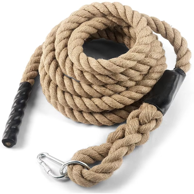 Battle Rope Exercise - Spor Salonu Ekipmanları Profesyonel Kenevir Güç