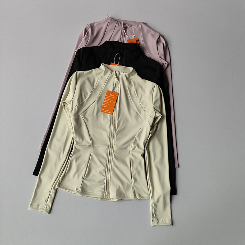 Yoga Fitness Jacket - Kadın spor ceket Zip spor Yoga