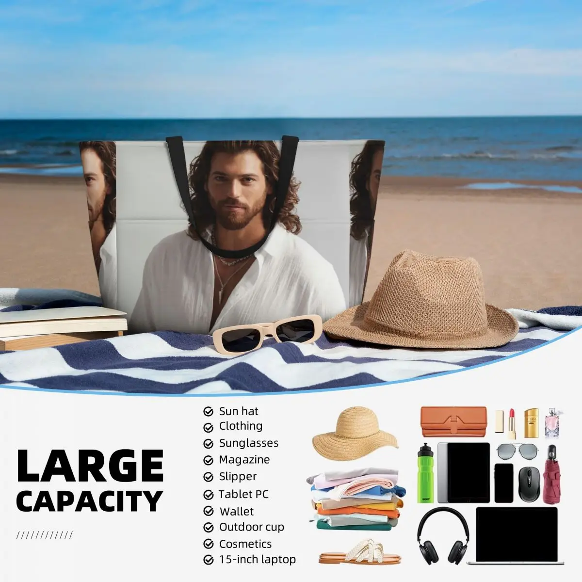 Oyuncu Can Yaman Fotoğraf Plaj - Yoga Fitness Photos incelemesi ve fiyatı