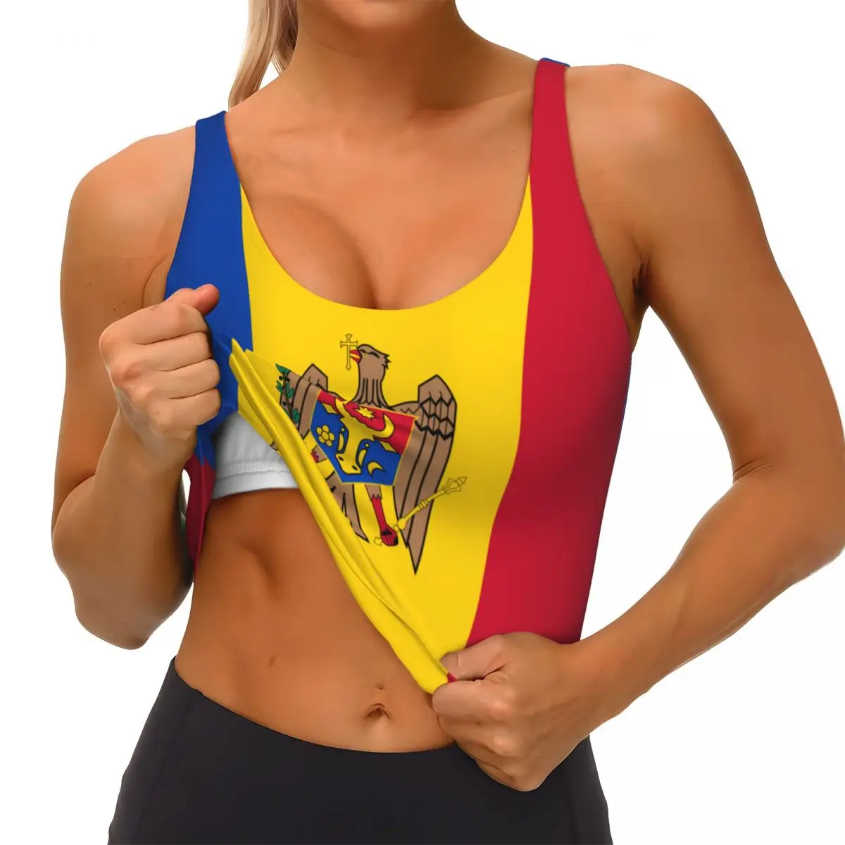 Moldova Bayrağı Temel Üstler K - Yoga Fitness Top incelemesi ve fiyatı