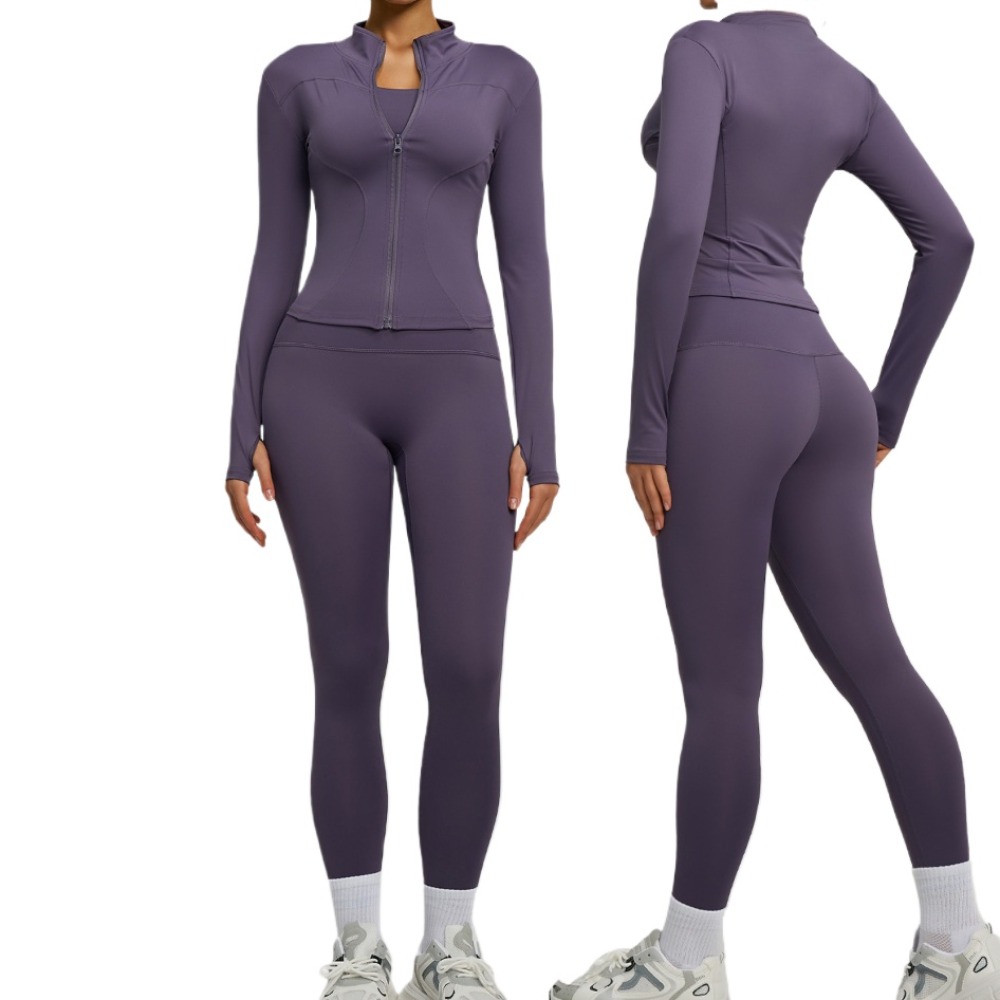 2 adet ceket Yoga setleri kadı - Yoga Fitness Jacket incelemesi ve fiyatı