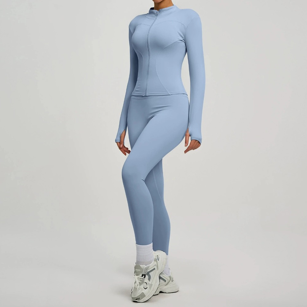 2 adet ceket Yoga setleri kadı - Yoga Fitness Jacket incelemesi ve fiyatı